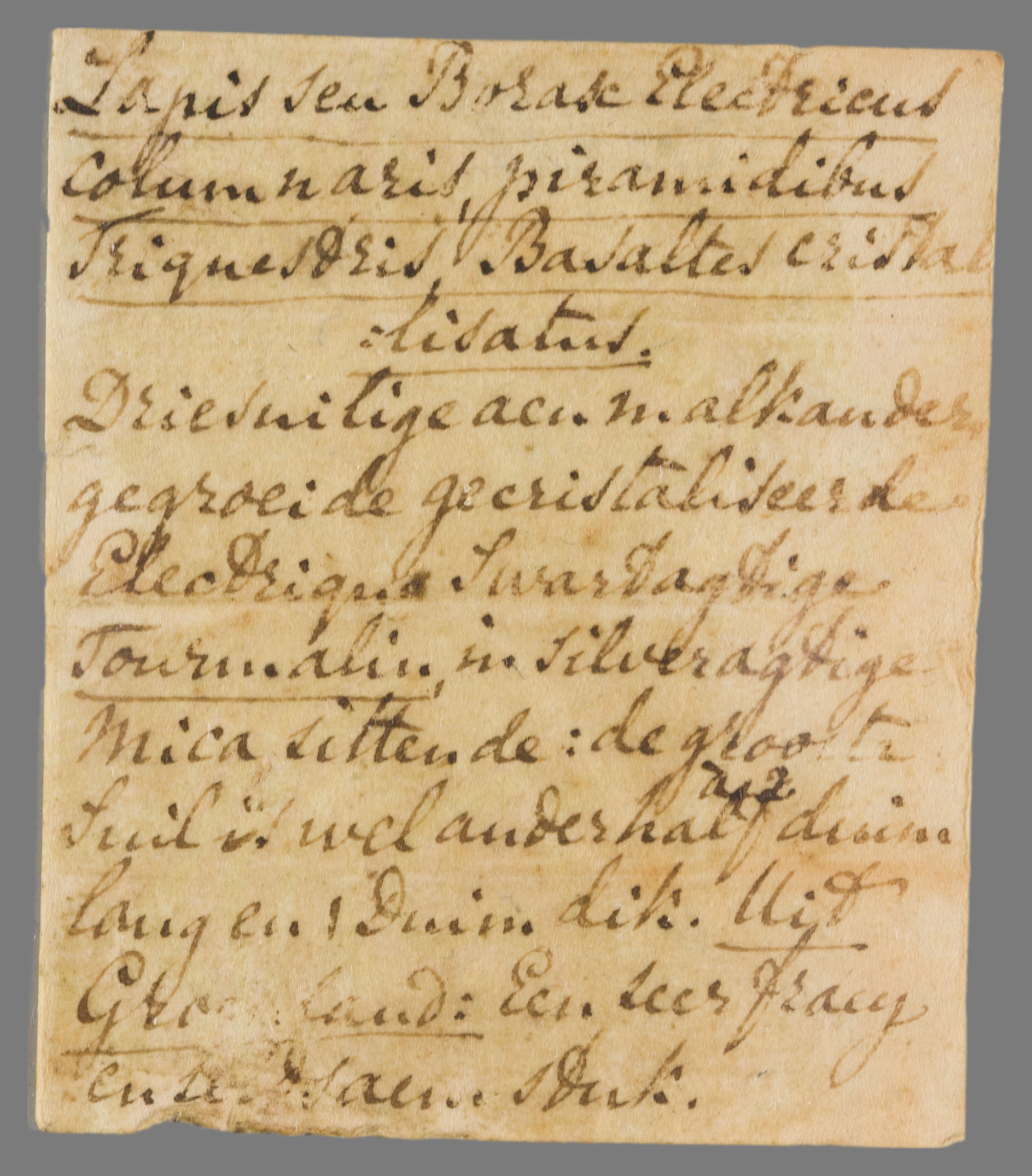collection Johannes le Francq Berkhey (1729-1812)