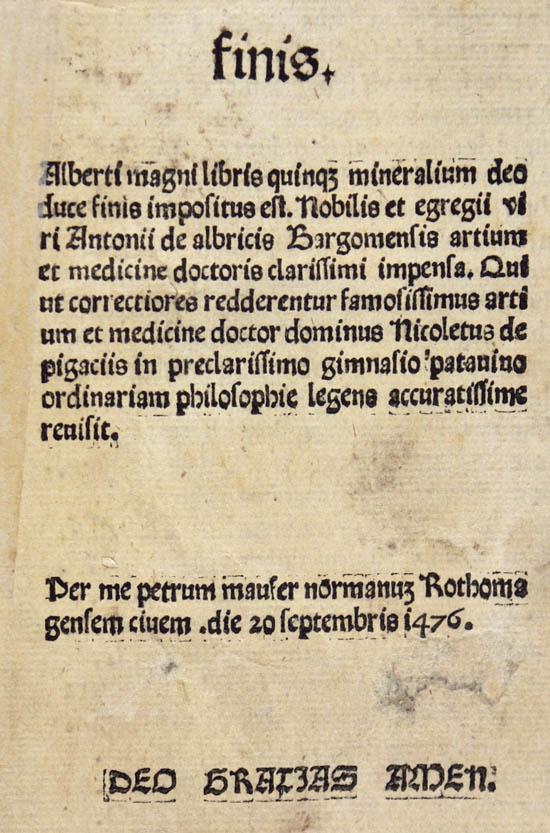 Albertus Magnus (1476)