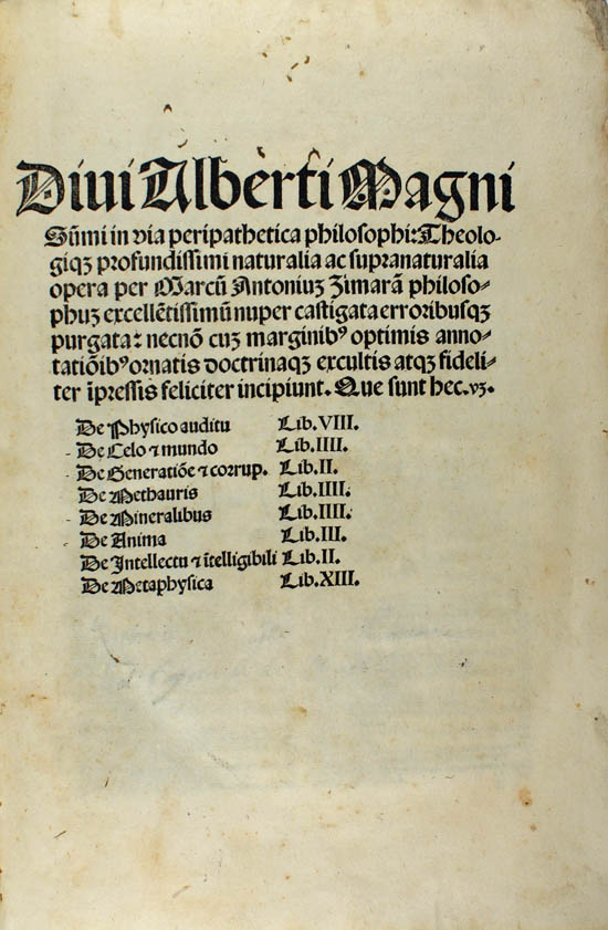 Albertus Magnus (1517-1518)