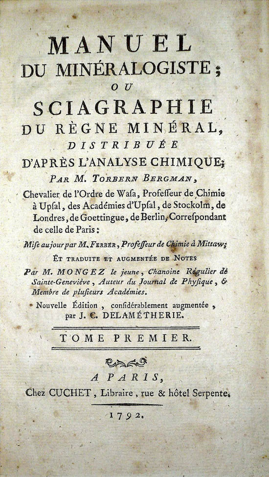 Bergman, Torbern Olof (1792)