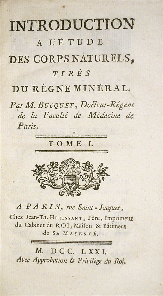 Bucquet, Jean Baptiste Marie, (1771)