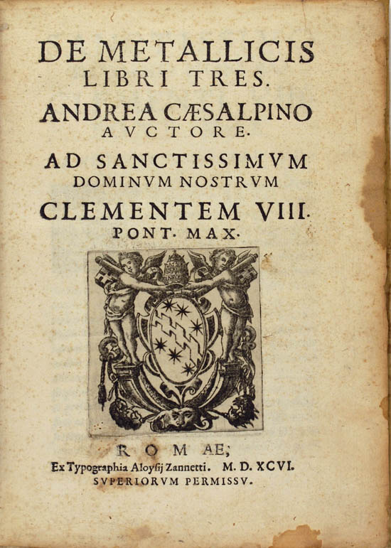 Cesalpino (Caesalpino), Andrea (1596)