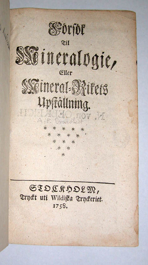 Cronstedt, Axel Fredrik (1758)
