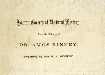 ex libris Amos Binney