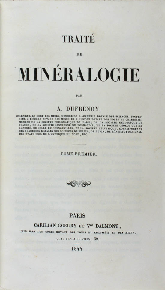 Dufrénoy, Ours Pierre Armand Petit (1844-1847)