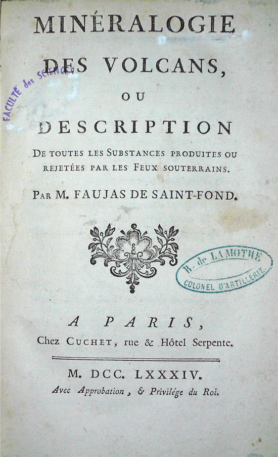 Faujas de Saint-Fond, Barthélemi (1784)