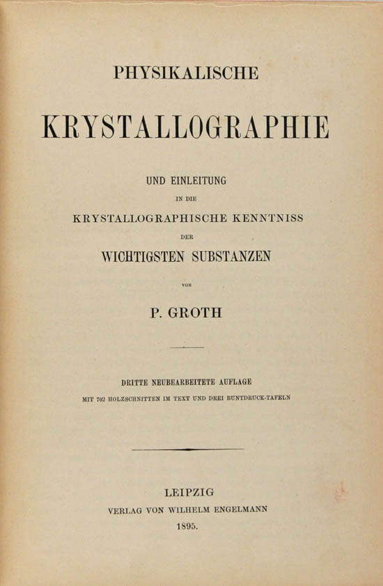 Groth, Paul Heinrich (1895)