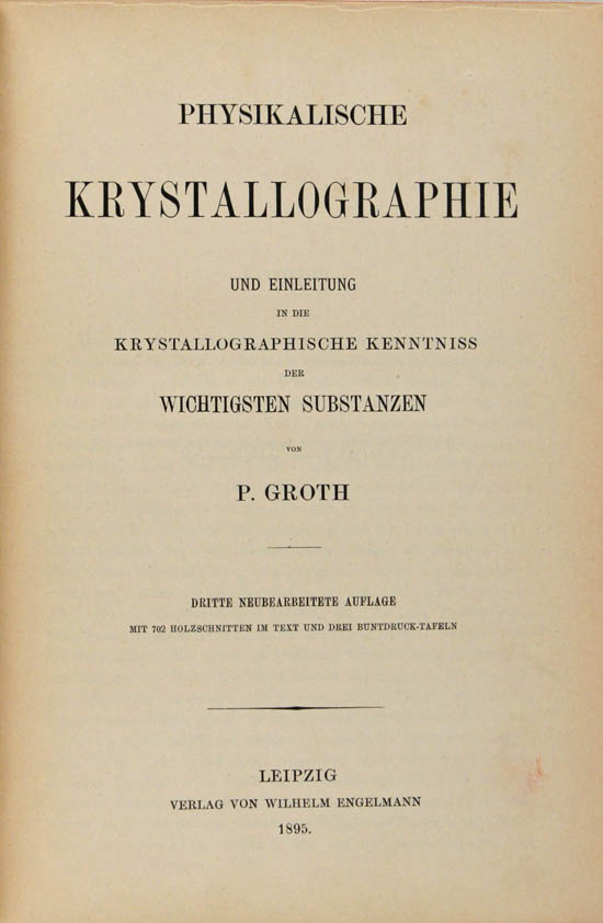 Groth, Paul Heinrich (1895)
