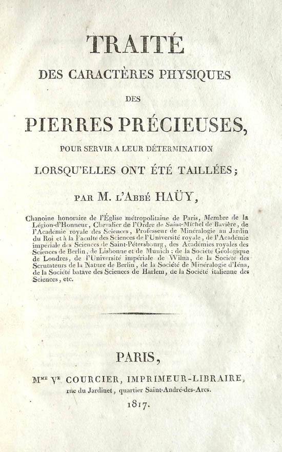 Haüy, René Just (1817)