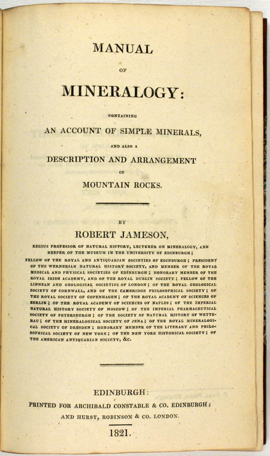 Jameson, Robert (1821)