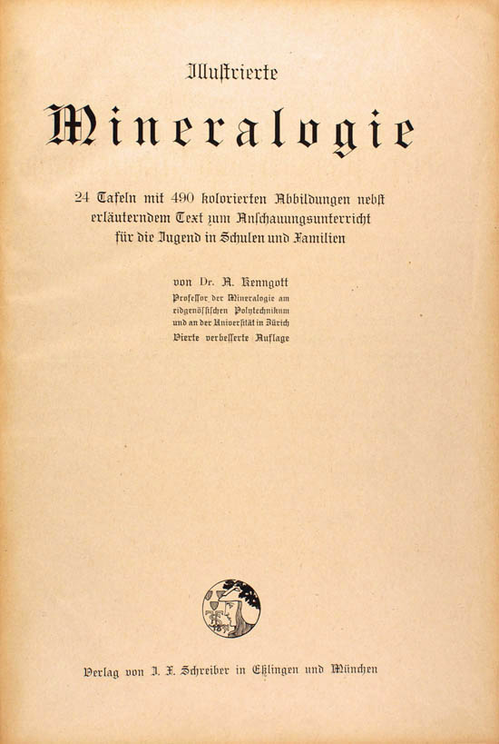 Kenngott, Gustav Adolf (ca 1890) first issue