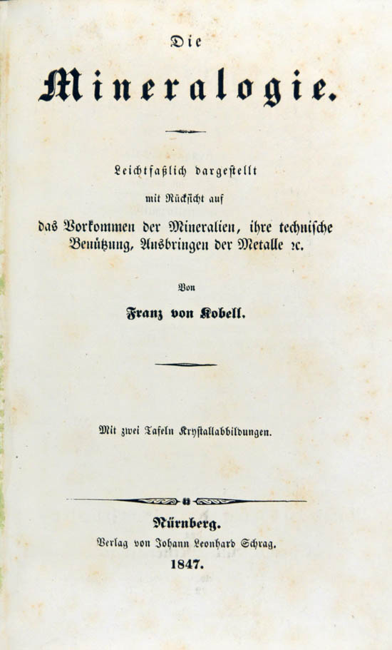 Kobell, Franz Wolfgang Ritter von (1847)