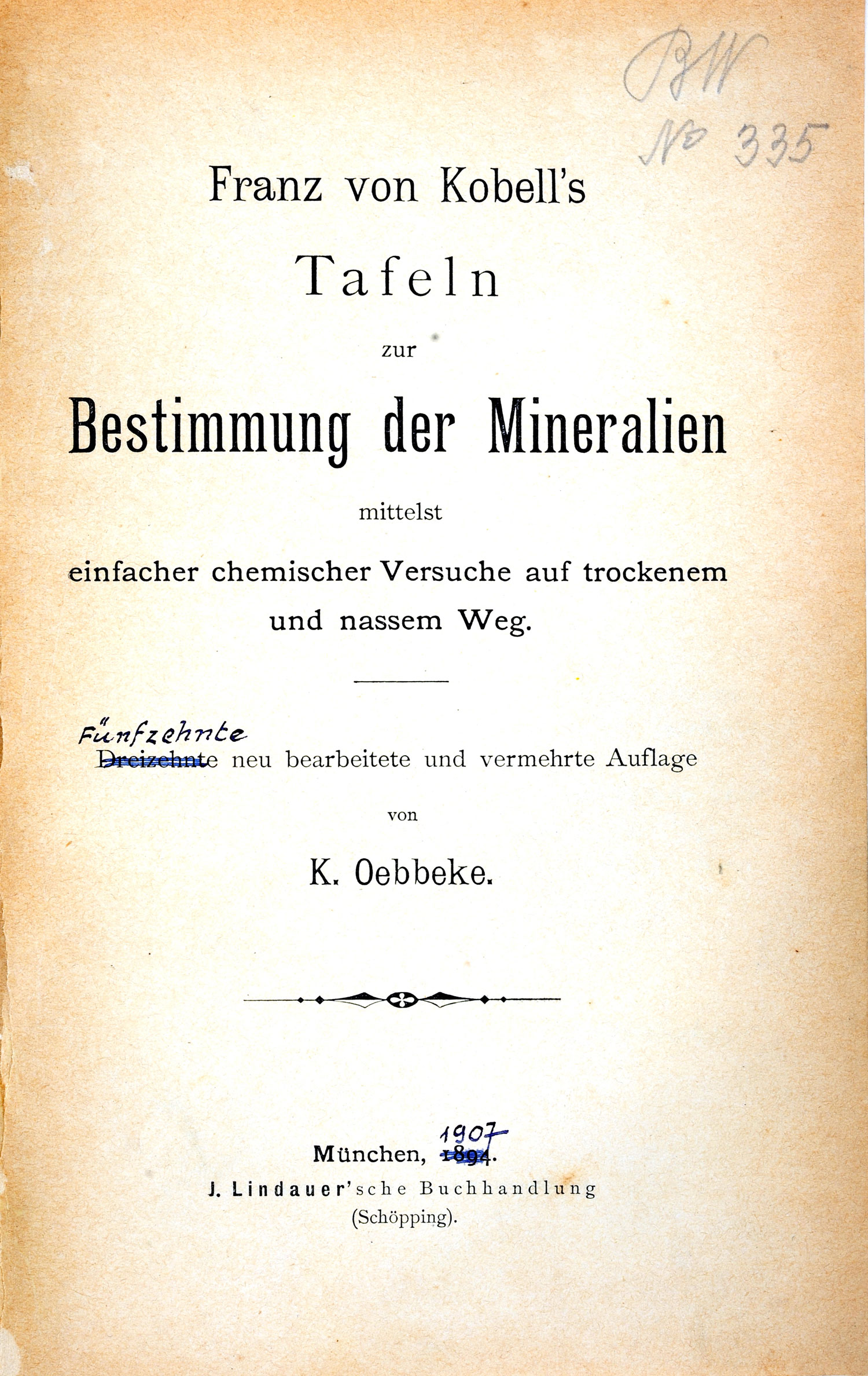 Kobell, Franz Wolfgang Ritter von (1907)