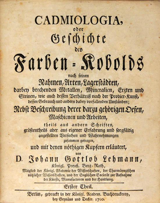 Lehmann, Johann Gottlob (1760)