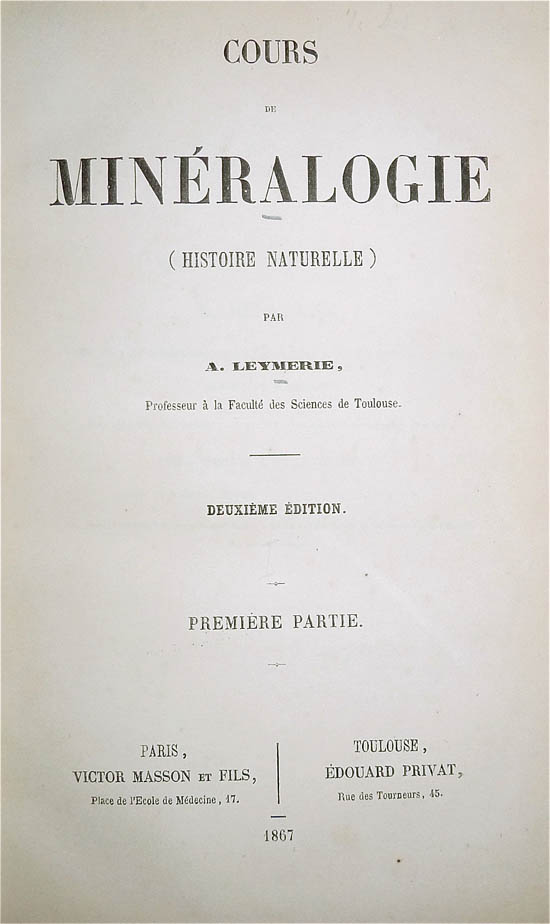 Leymerie, Alexandre Félix Gustave Achille (1867)