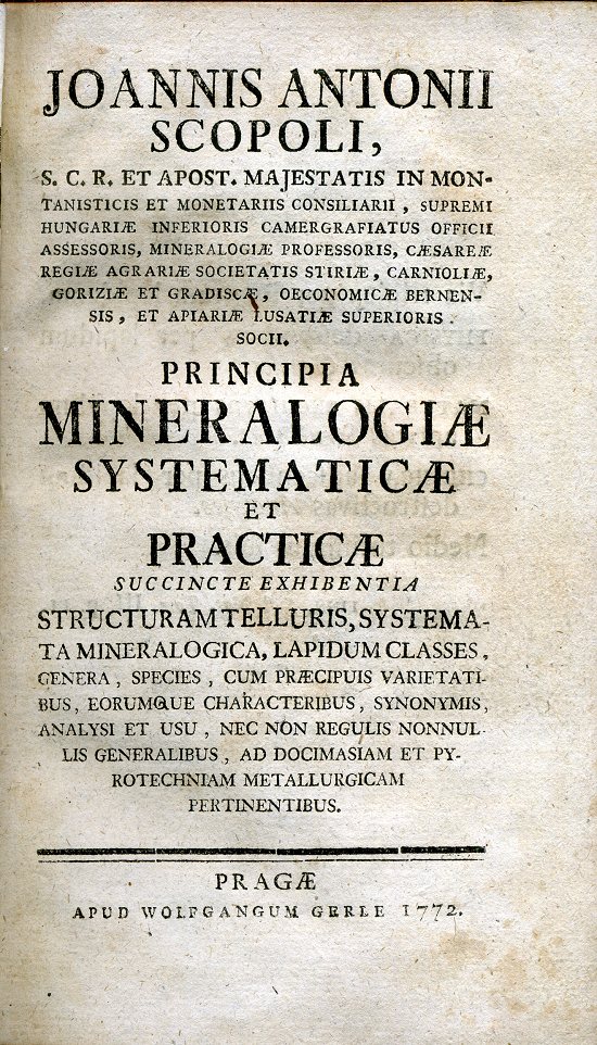 Scopoli, Giovanni Antonio (1772)
