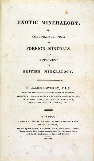Sowerby, James (1811-1817)