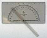 Educational contact goniometer with fixed limbs