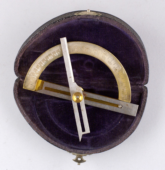 Contact goniometer with detachable arms