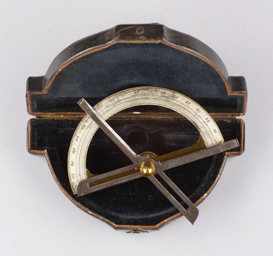 Contact goniometer with detachable arms