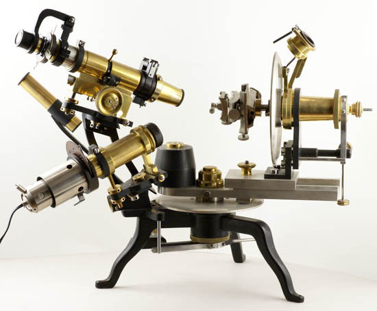 Two circle goniometer modified by Terpstra, Unsigned (possibly Fritz Rheinheimer, Stoe & Co.)