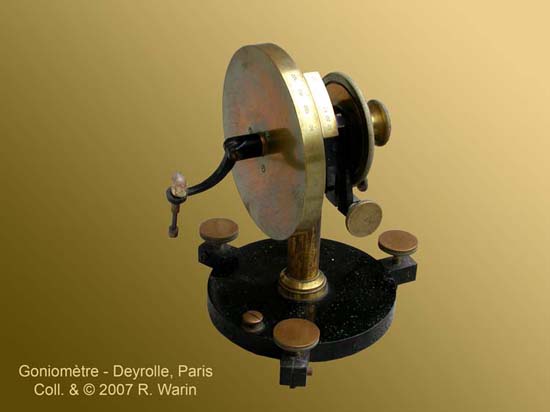 Wollaston goniometer, Deyrolle, Paris