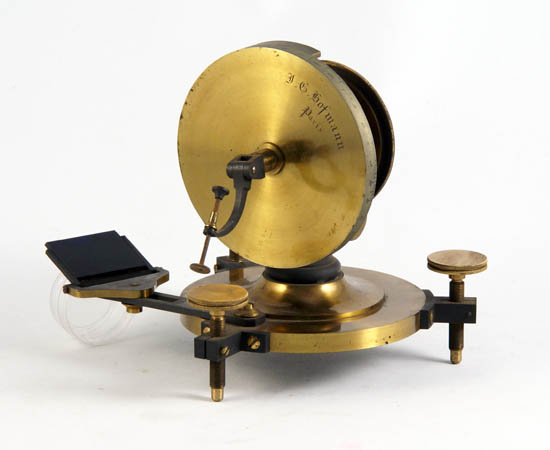 Wollaston type goniometer with mirror attachment, F.G. Hofmann, Paris