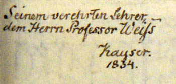 Wooden models of twinned feldspar crystals, G.E. Kayser, Berlin, 1834