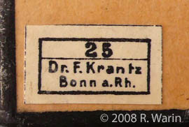 Krantz crystal model label